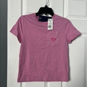 Reebok Pink Fitted Short Sleeve T-Shirt